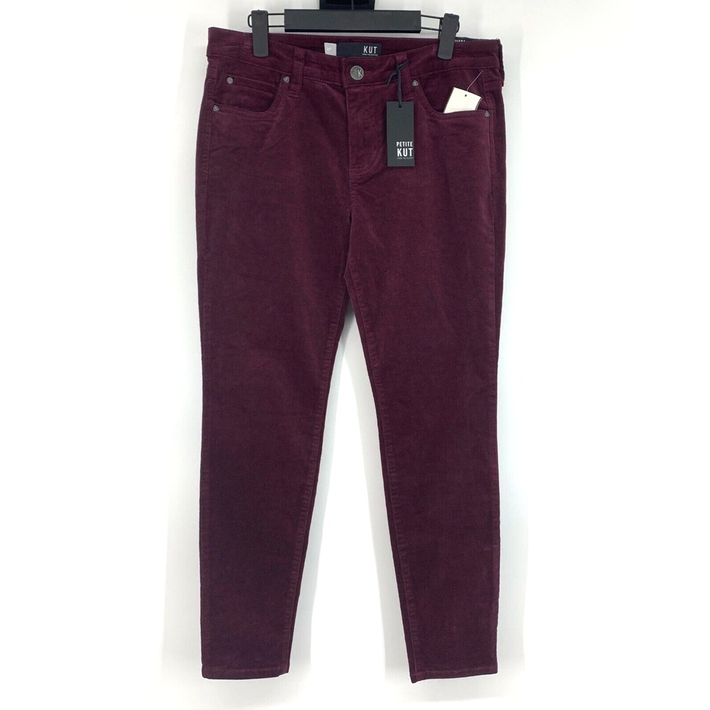 Kut from the Kloth Pants Diana Corduroy Skinny Relaxed Fit - Picture 2 of 11